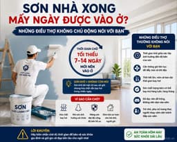 Sơn nhà xong mấy ngày được vào ở? Những điều thợ không chủ động nói với bạn