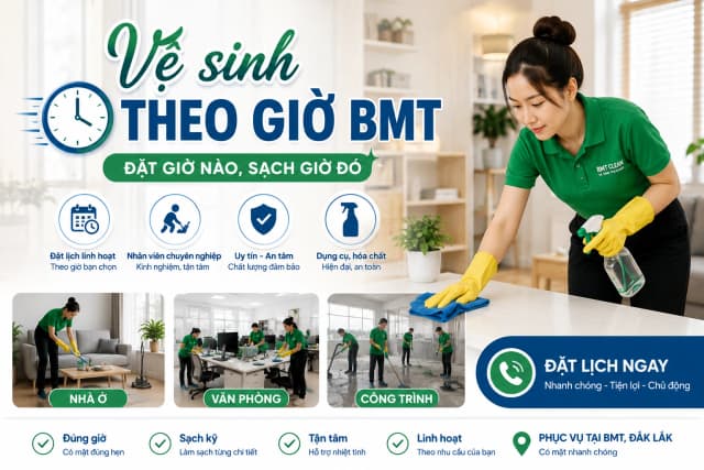 Vệ sinh theo giờ BMT